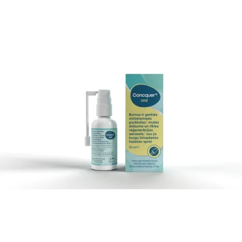 CONCQUER SUU JA KURGU LIMASKESTA TAASTAV SPREI 30ML - Tootepilt 