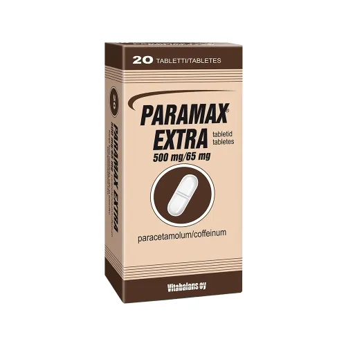 Product image of PARAMAX EXTRA TBL 500MG+65MG N20