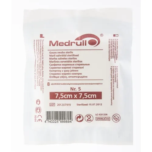 MARLI SALVRÄTIKUD STERIILSED 7,5X7,5CM N5 (MEDRULL)