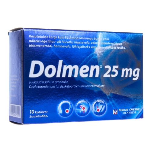 Product image of DOLMEN SUUKAUDSE LAH GRAN 25MG N10