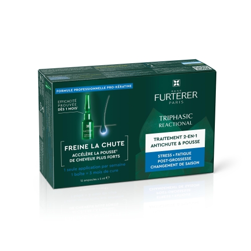 Product image of RENE FURTERER TRIPHASIC JUUKSEAMPULLID REACTIONAL 5ML N12
