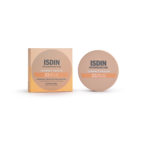 Product image of ISDIN SUN KOMPAKTPUUDERKREEM SPF50 (MEDIUM) 10G