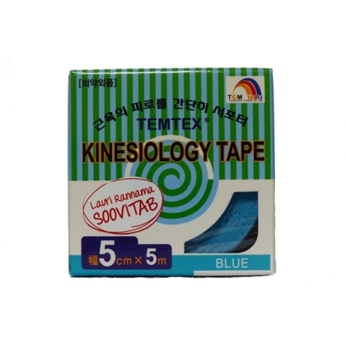 Product image of TEMTEX KINESIOLOOGILINE TEIP 5CMX5M SININE N1