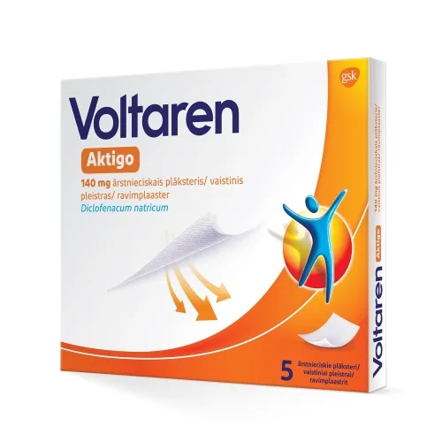 VOLTAREN AKTIGO RAVIMPLAASTER 140MG N5 - Tootepilt 
