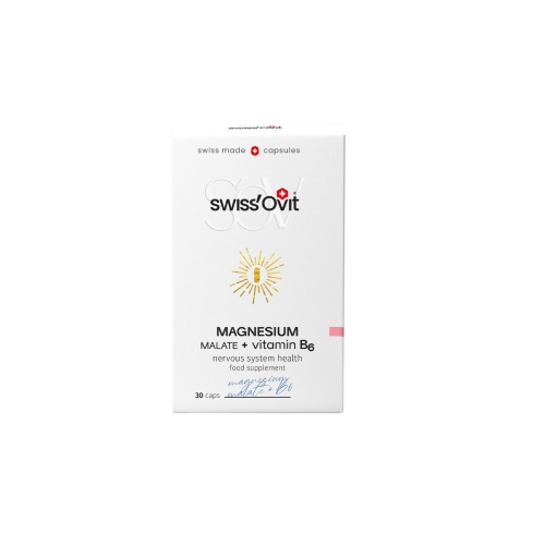 Product image of SWISSOVIT MAGNEESIUM MALATE +B6 KAPSLID 150MG N30