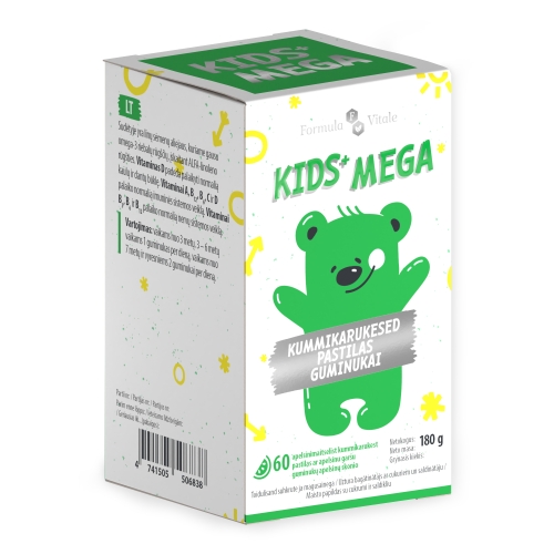 Product image of FORMULA VITALE KIDS+ MEGA KUMMIKARUKESED N60