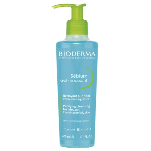 Product image of BIODERMA SEBIUM NÄOPUHASTUSE VAHTGEEL 200ML