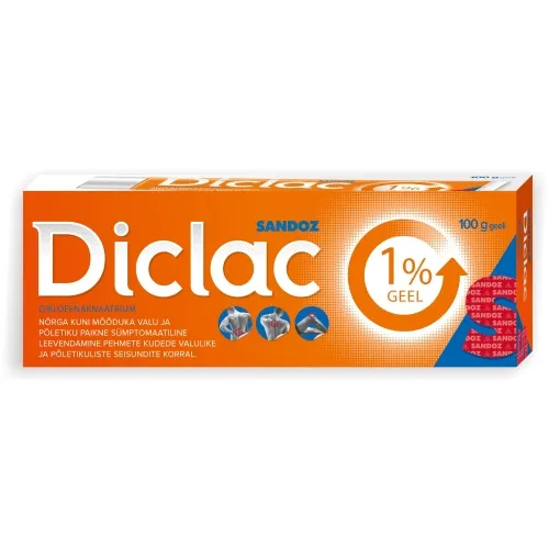 Product image of DICLAC GEEL 1% 100G