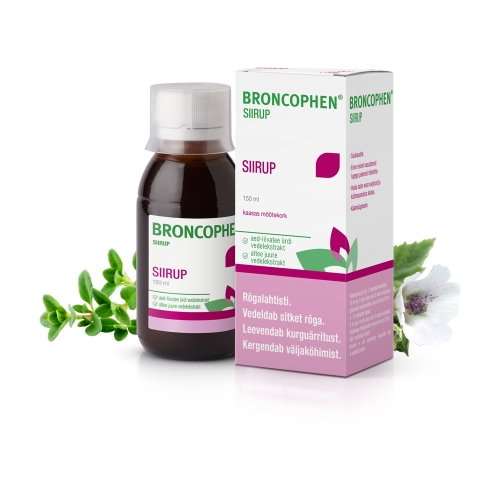 Product image of BRONCOPHEN SIIRUP 154MG+132MG/ML 150ML
