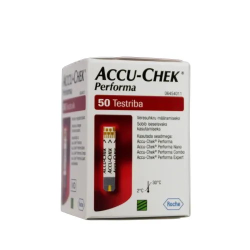 Product image of ACCU-CHEK PERFORMA VERESUHKRU TESTRIBAD N50