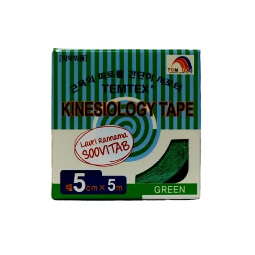 Product image of TEMTEX KINESIOLOOGILINE TEIP 5CMX5M ROHELINE N1