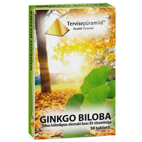 Product image of TERVISEPÜRAMIID GINKGO BILOBA TBL N30