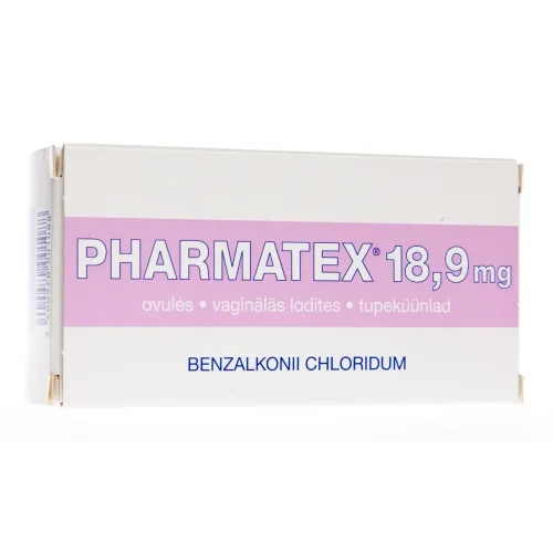 Product image of PHARMATEX VAGINAALSUPOSIIT 18,9MG N10