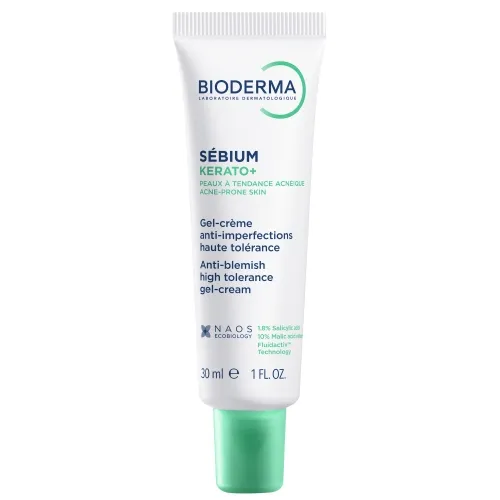 BIODERMA SEBIUM KERATO+ GEELKREEM AKNELISELE NAHALE 30ML