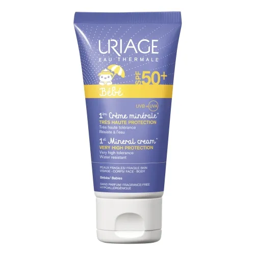 Product image of URIAGE BABY 1ST PÄIKESEKAITSE MINERAALKREEM SPF50 50ML