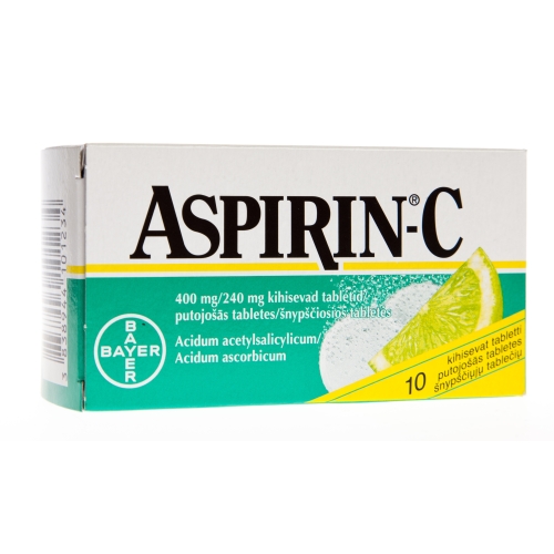 Product image of ASPIRIN-C KIHISEV TBL 400MG+240MG N10