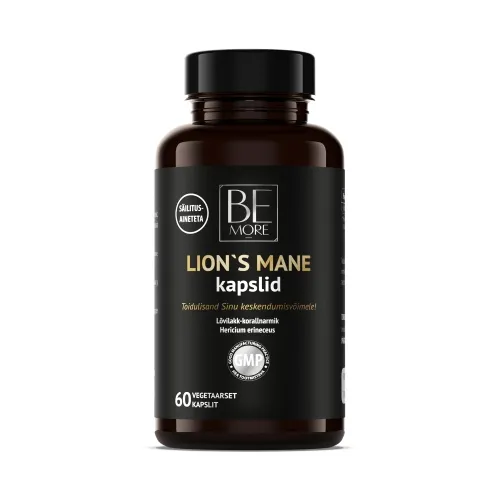 Product image of BE MORE LION`S MANE KAPSLID N60