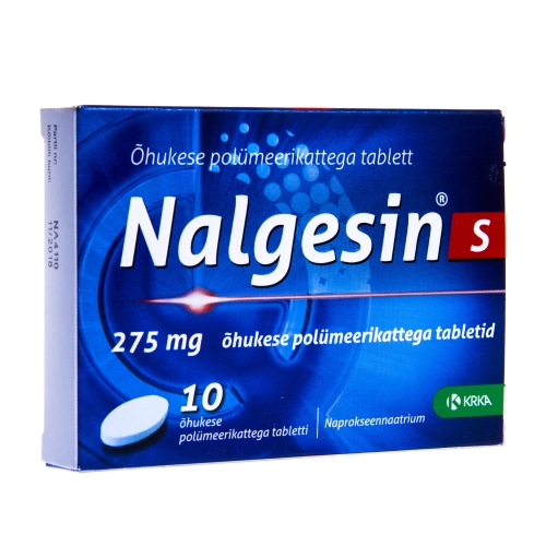 Product image of NALGESIN S TBL 275MG N10