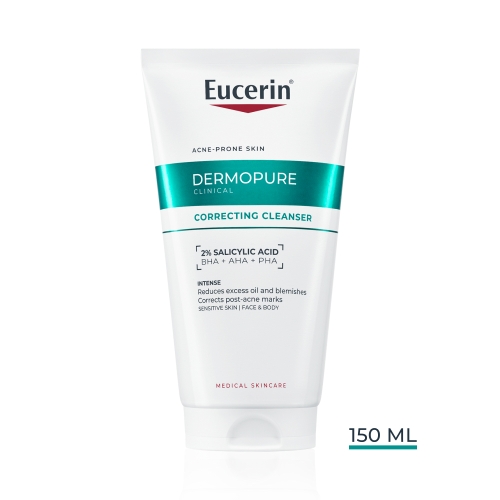 Product image of EUCERIN DERMOPURE CLINICAL NÄOPUHASTUSGEEL KORRIGEERIV 150ML