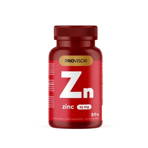 PROVISOR ZINC 25MG N60 - Tootepilt 