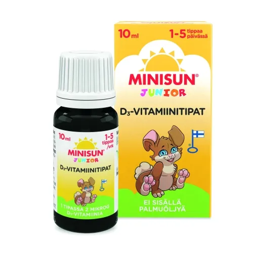 Product image of MINISUN JUNIOR VITAMIIN D TILGAD 10ML