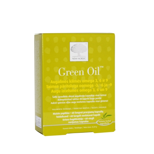 Product image of NEW NORDIC GREEN OIL CAPS N60