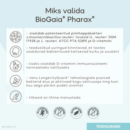 BIOGAIA PHARAX TILGAD 5ML - Tootepilt 4