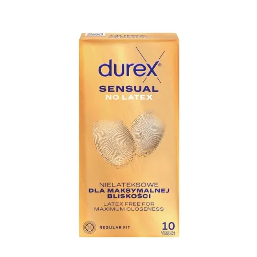 DUREX KONDOOMID SENSUAL NO LATEX  N10