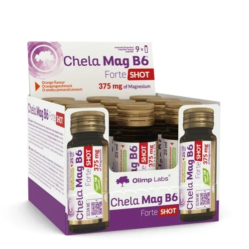 Product image of OLIMPLABS CHELA-MAG B6 FORTE SHOTS APELSINI 25ML N9