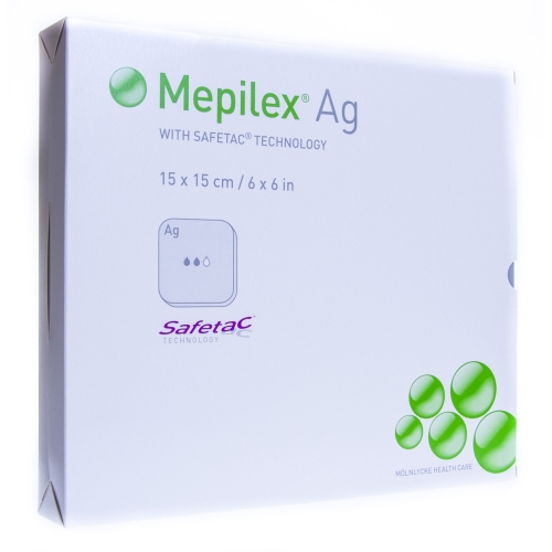 Product image of MEPILEX AG HAAVAPADI SILIKOONIGA 15X15CM N5