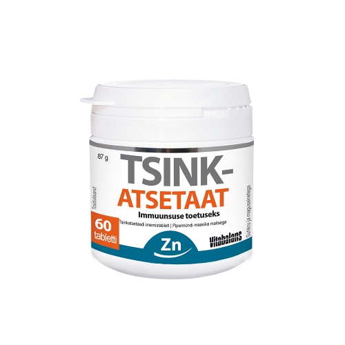 Product image of TSINKATSETAAT IMEMISTABLETID N60