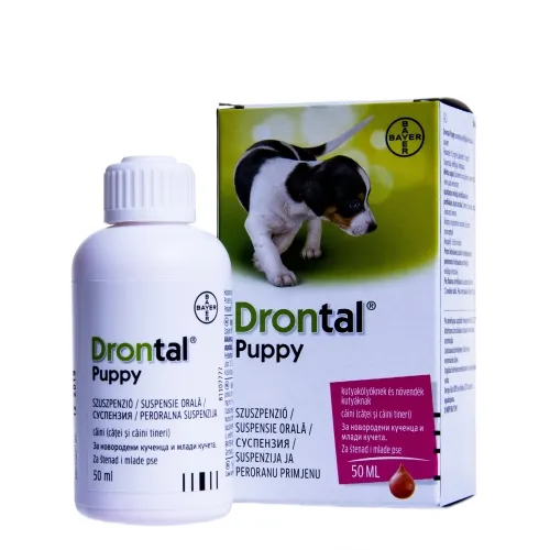 Product image of DRONTAL PUPPY SUUK. SUSP 15MG+5MG/1ML 50ML N1