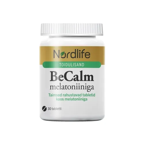 NORDLIFE BECALM MELATONIINIGA TBL N30