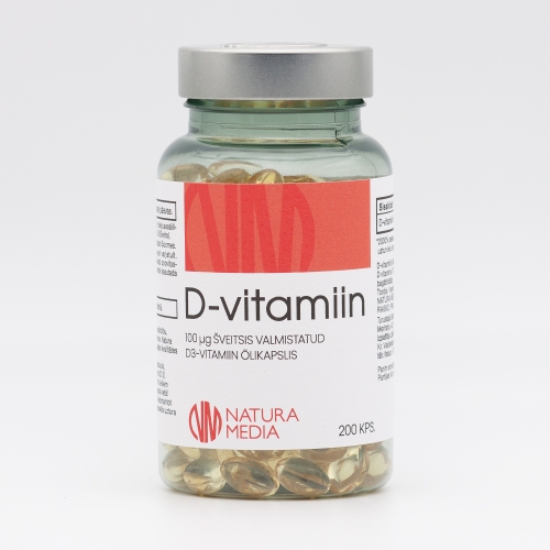 Product image of D-VITAMIIN ÕLIKAPSLID 100MCG N200