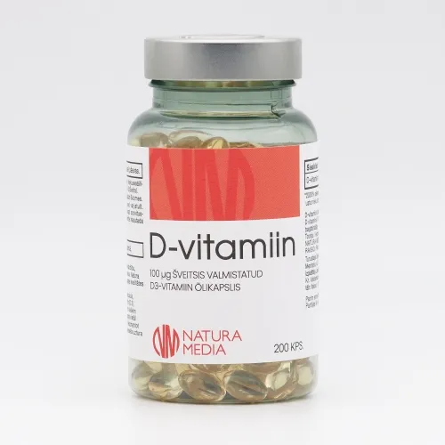 D-VITAMIIN ÕLIKAPSLID 100MCG N200