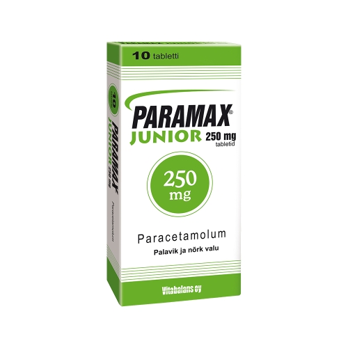 Product image of PARAMAX JUNIOR TBL 250MG N10