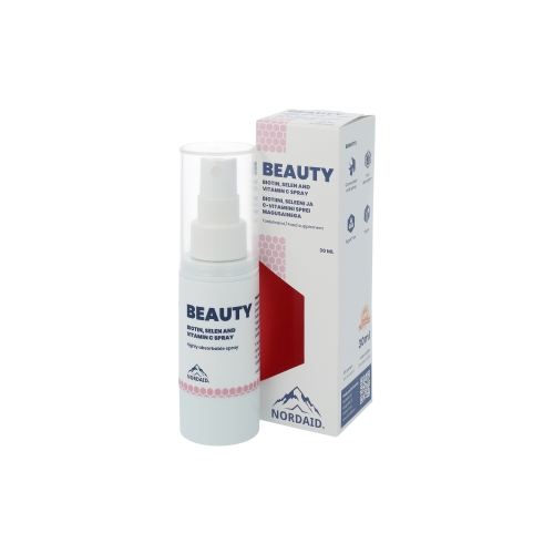 NORDAID BEAUTY BIOTIIN, SELEEN, C-VITAMIINI SPREI 30ML - Tootepilt 