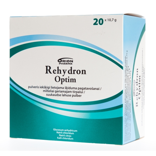 Product image of REHYDRON OPTIM SUUKAUDSE LAHUSE PULBER 10,7G N20
