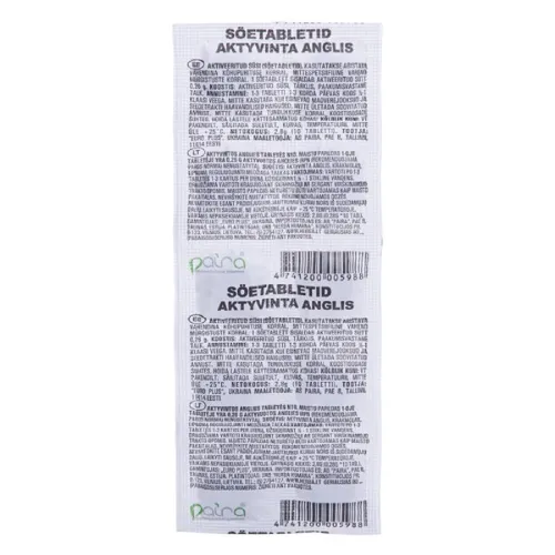 Product image of SÖETABLETID (CARBO ACTIVATUS) 250MG N10 (PAIRA)