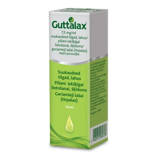 Product image of GUTTALAX SUUKAUDSED TILGAD 7,5MG/ML 30ML