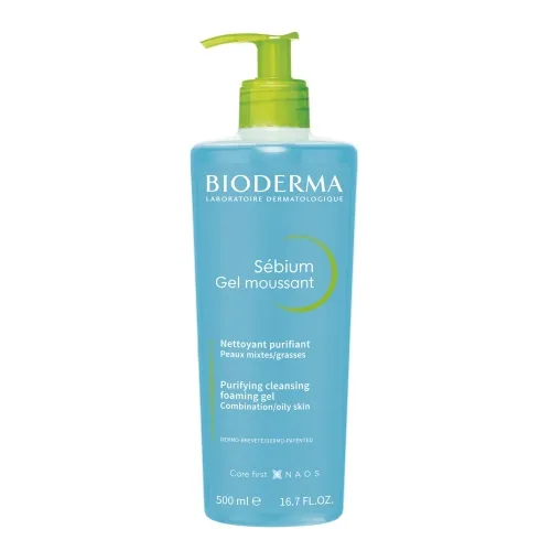 BIODERMA SEBIUM NÄOPUHASTUSE VAHTGEEL 500ML - Tootepilt 
