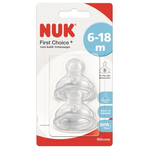 Product image of NUK FC+ PUDELILUTT SILIK.M (6-18 KUUD) N2