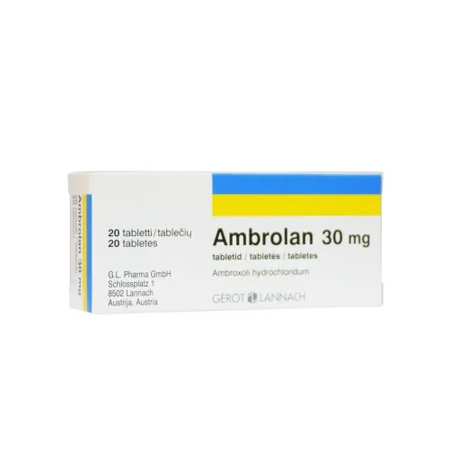 AMBROLAN TBL 30MG N20 - Tootepilt 