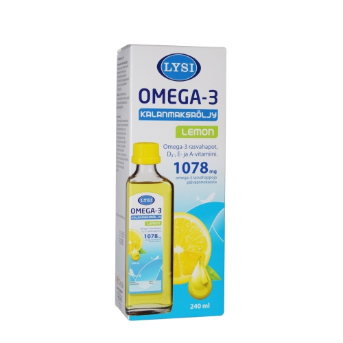 Product image of LYSI OMEGA-3 KALAMAKSAÕLI SIDRUNIMAITSELINE 240ML