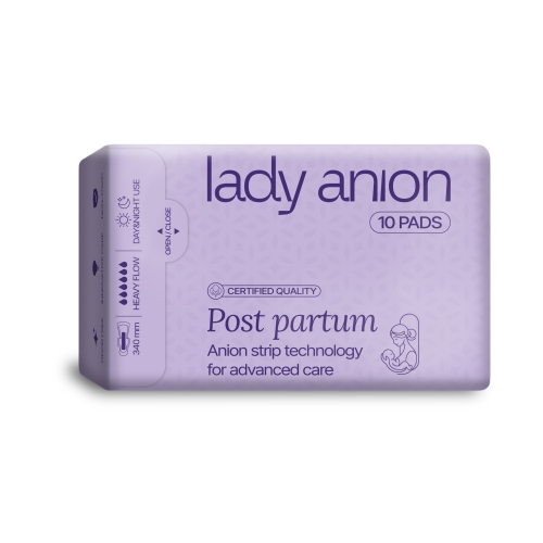 Product image of LADY ANION POST PARTUM HÜGIEENISIDEMED SÜNNITUSJÄRGSED N10