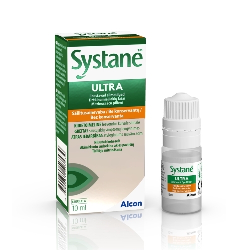Product image of SYSTANE ULTRA SÄILITUSAINETA NIISUTAVAD SILMATILGAD 10ML