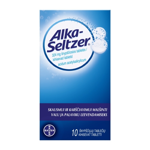 ALKA-SELTZER KIHISEV TBL 324MG N10 - Tootepilt 