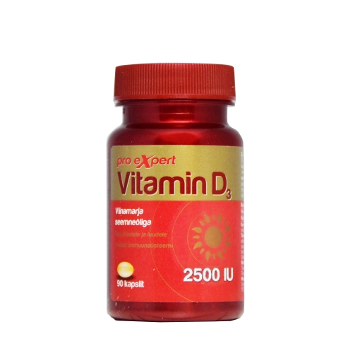 Product image of VITAMIN D3 PRO EXPERT 2500IU KAPSLID N90