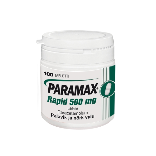Product image of PARAMAX RAPID TBL 500MG N100 (PURGIS)