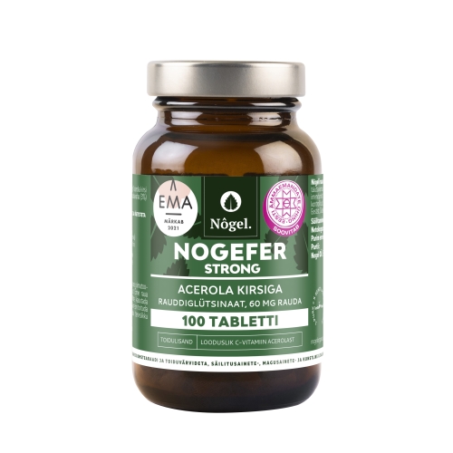 Product image of NOGEFER STRONG ACEROLA KIRSIGA TBL 60MG N100